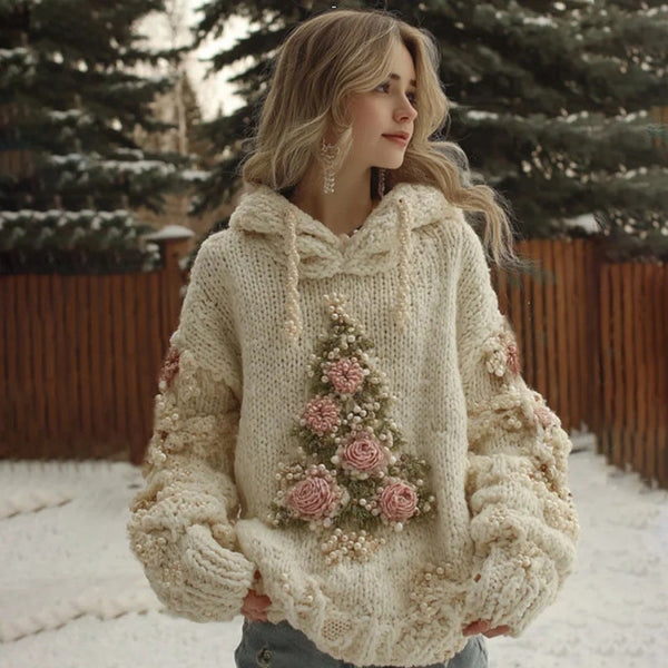 Maglione Giardino di Rose Invernale