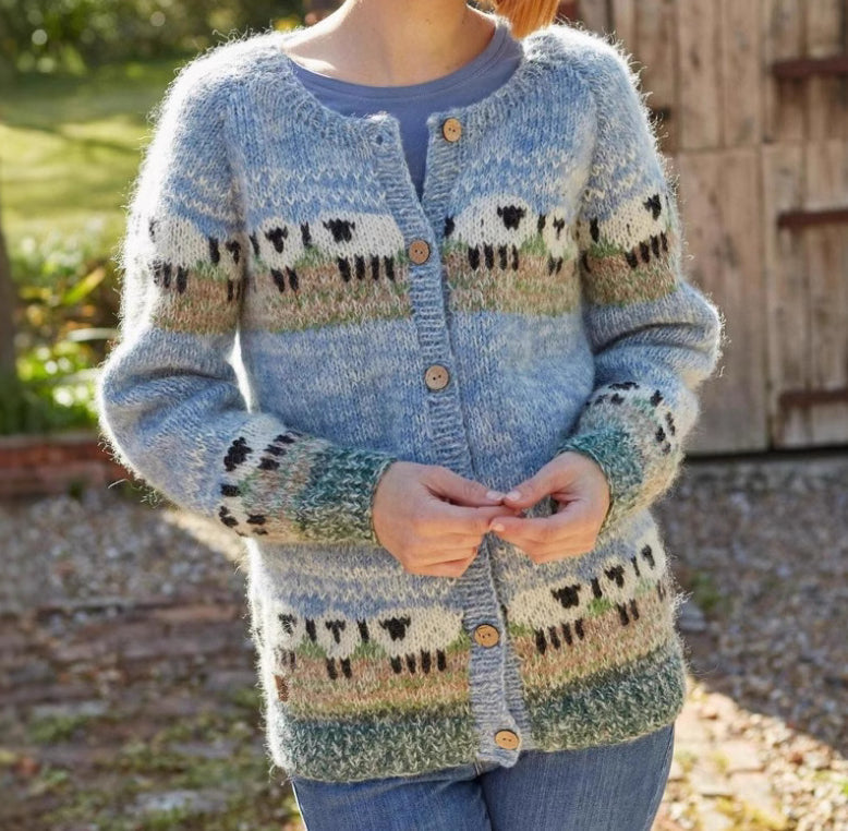 Der Gemusterte Herde Pullover
