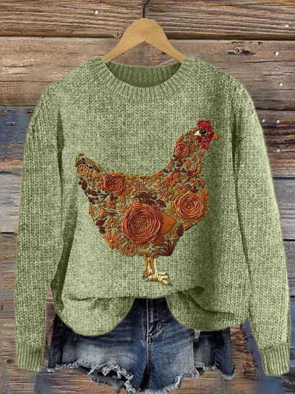 Der Rustikale Henne Pullover