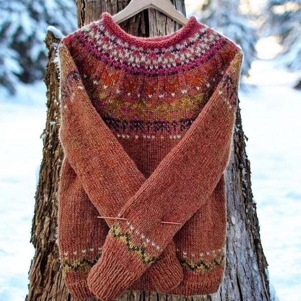 Pull Vallée Terracotta