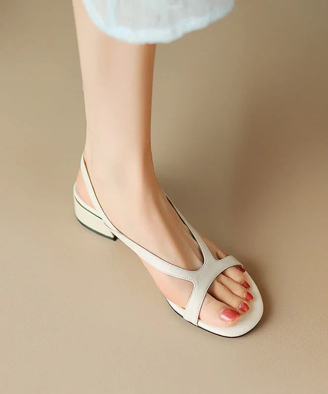 Riemchen-Slide-Sandalen