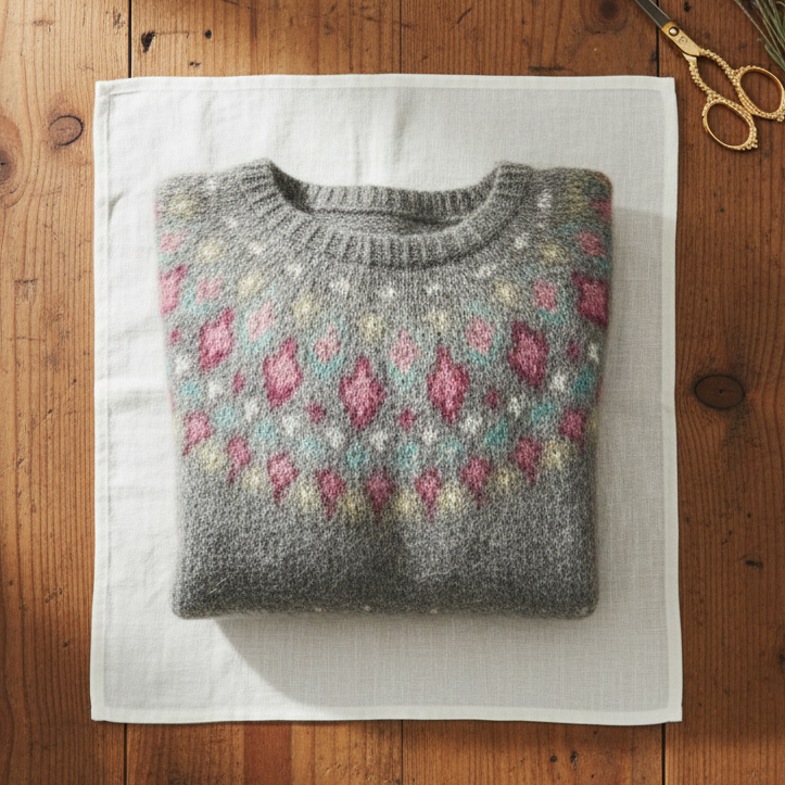 Le Pull Fleur du Foyer