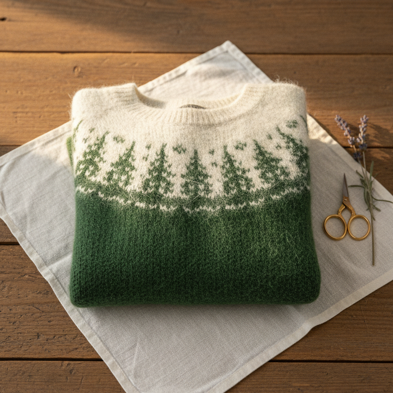 Le Pull Pins Verts