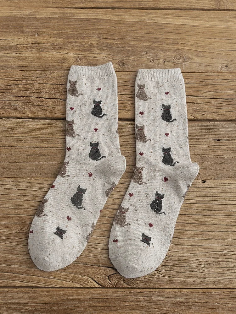 Wintersokken met Katten