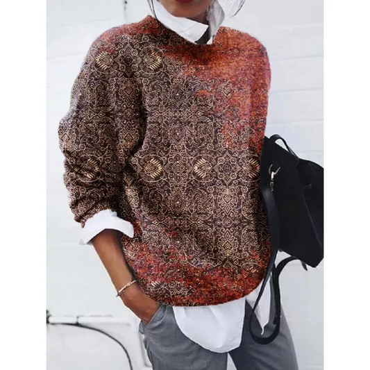 El Suéter Paisley Otoñal