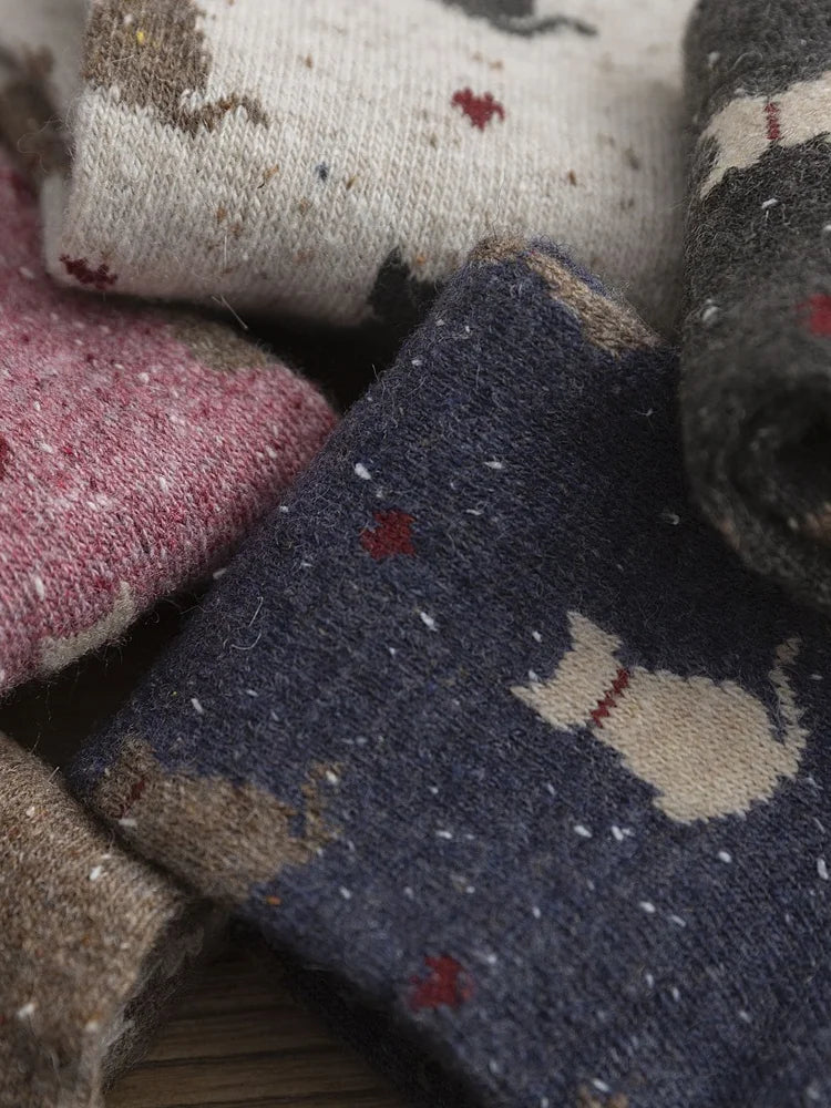 Calzini Invernali con Gatti