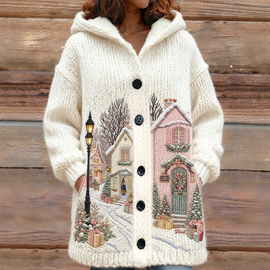 Cardigan con Cappuccio Casale delle Feste