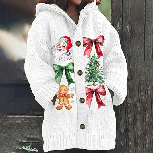 Retro Festive Icons Cardigan