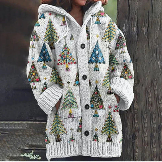 Winter Tree Collection Cardigan