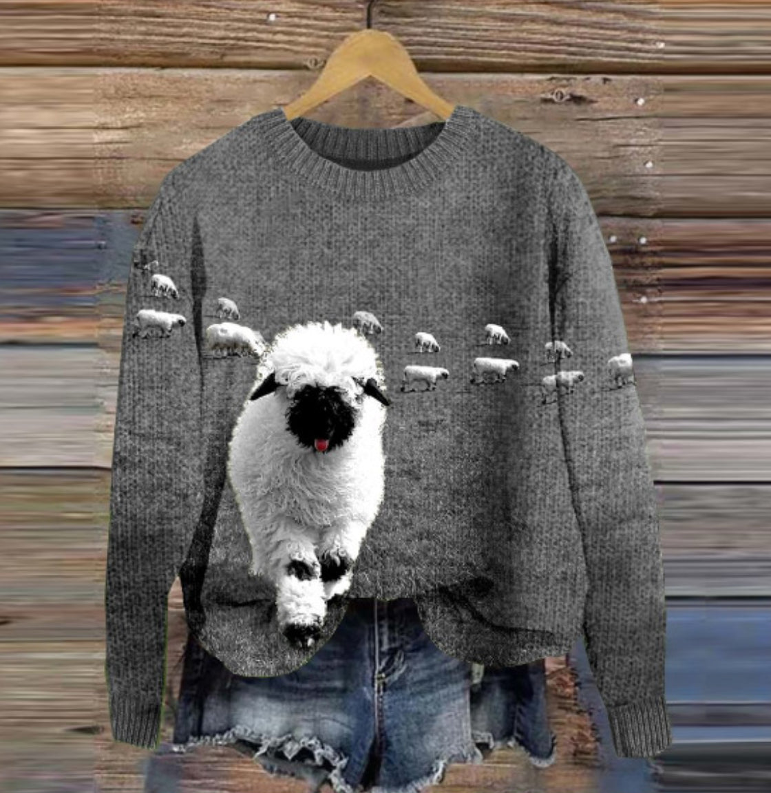 The Shepherd Fields Sweater - Grey