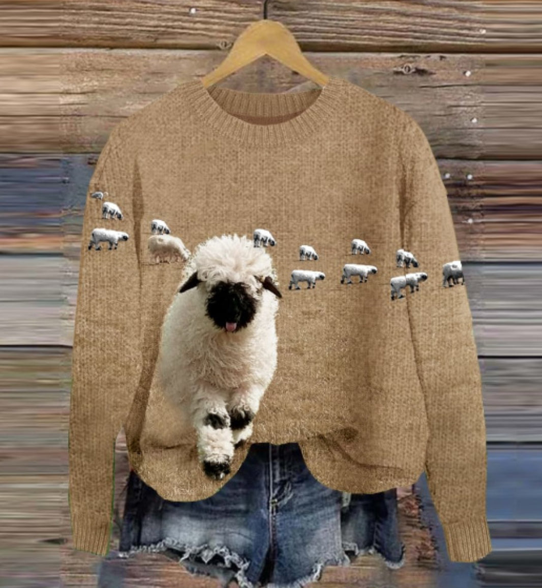 The Shepherd Fields Sweater - Brown