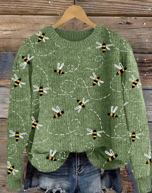 El Suéter del Enjambre de Abejas - Verde