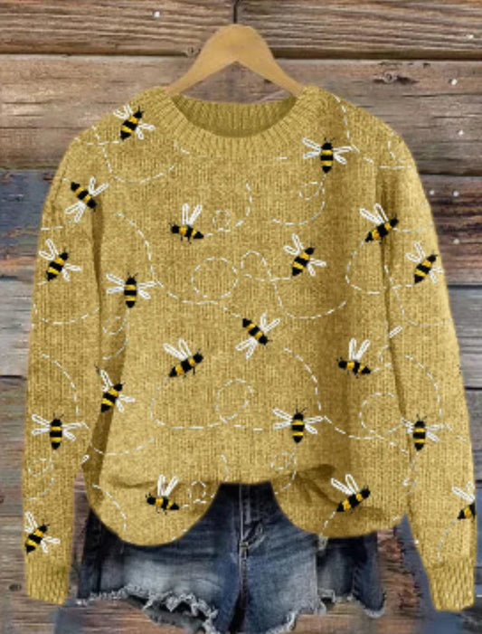 El Suéter del Enjambre de Abejas - Amarillo
