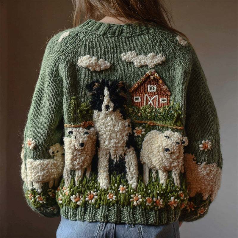 Der Hüte-Collie Pullover