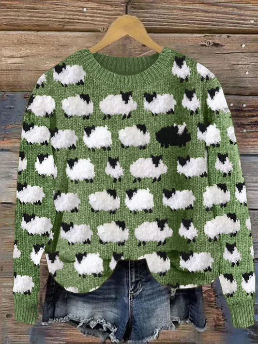 Der Schwarze Schaf Pullover - Grün