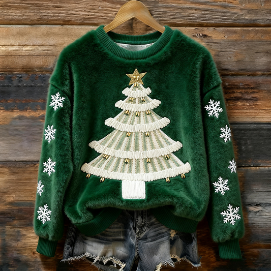 Suéter Navideño Verde Bosque
