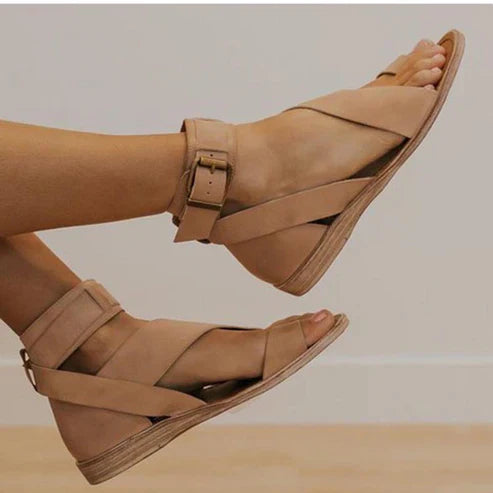 Gladiator-Sandalen mit Zehenring