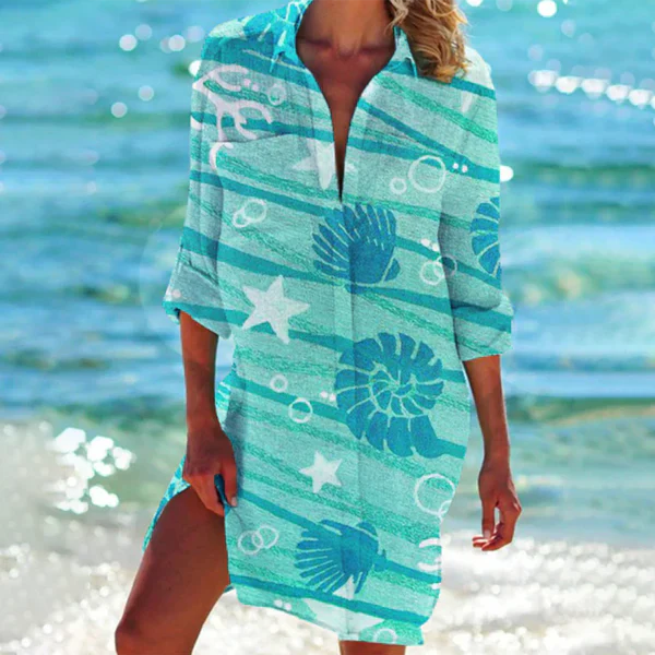 Strand-Cover-Up-Kleid