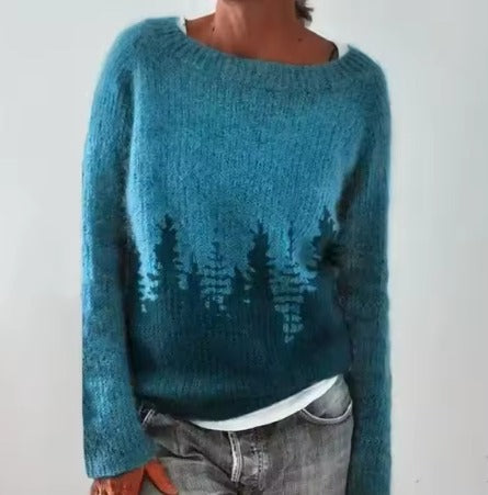 Le Pull Bois Azur