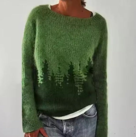 Le pull brumeux en pin