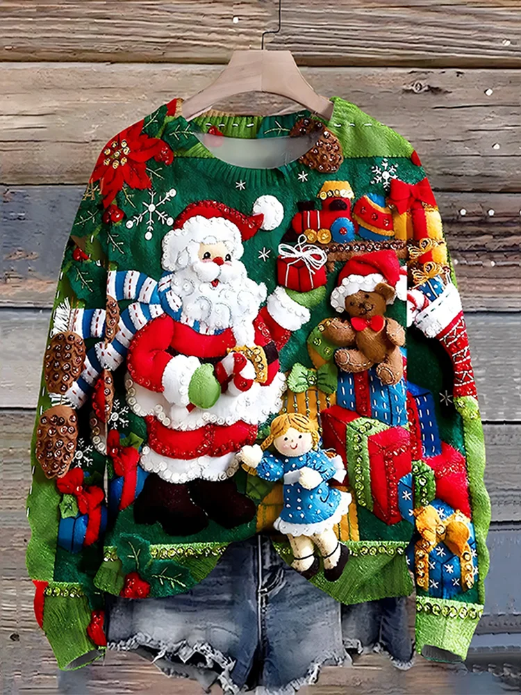 Merry Santa Wonderland Jumper