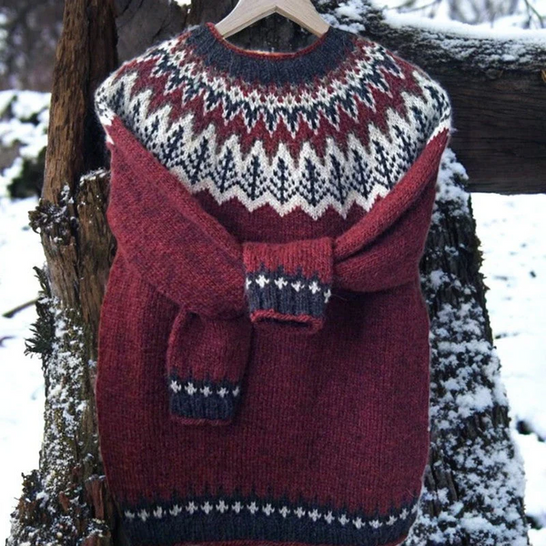 Maglione Rosa Bordeaux
